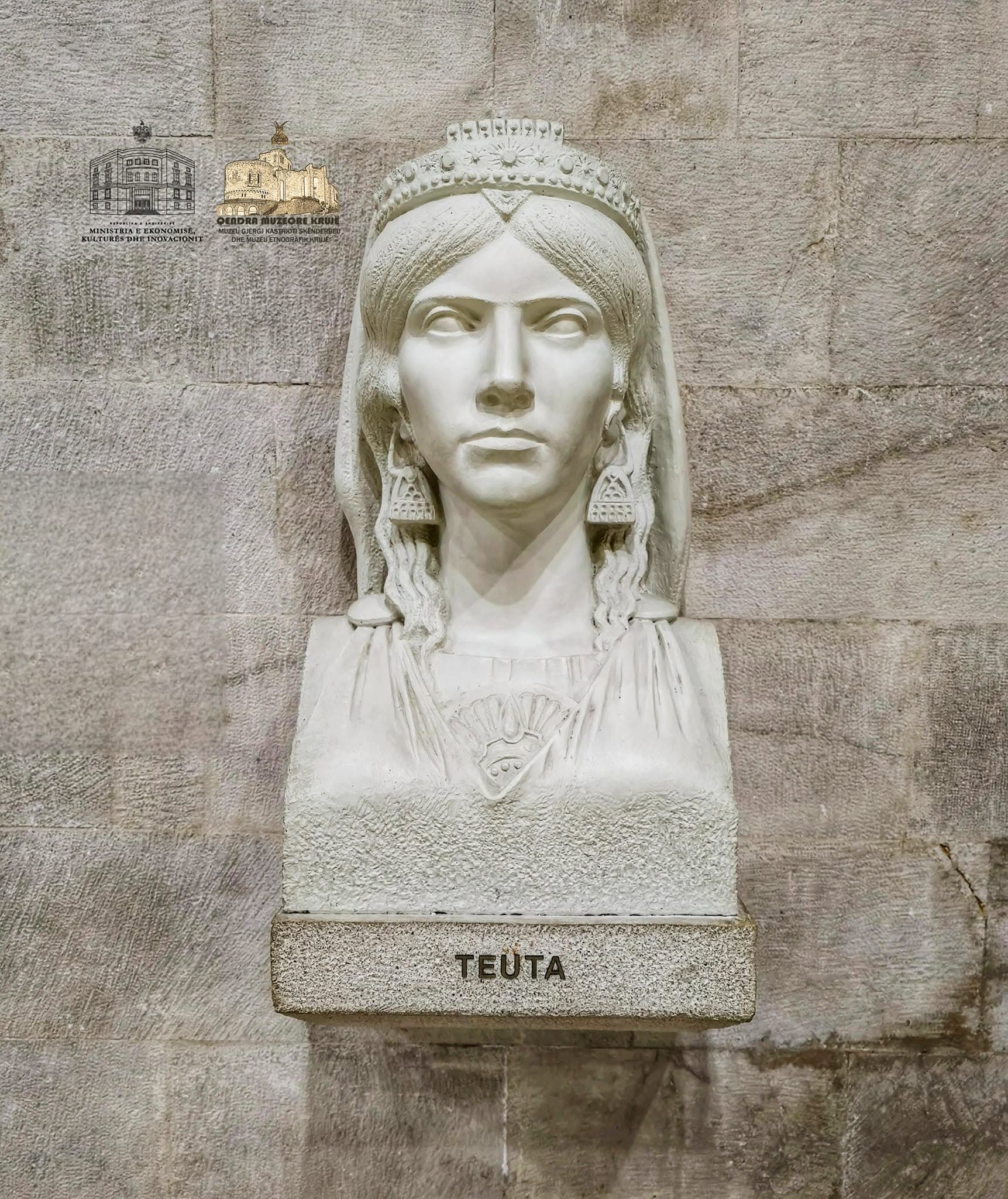 Busti i Mbretëreshës Teuta — ilire, Muzeu Historik Krujë